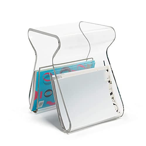 LDTTYRC Acryl-Beistelltisch mit Stauraum, moderner transparenter Beistelltisch, Wohnzimmer-Couchtisch, Nachttisch, Kleiner Acrylhocker für Badezimmer, Wohnzimmer, Balkon, transparent, 44 x 29,5 x 43 LDTTYRC Acryl-Beistelltisch mit Stauraum, moderner transparenter Beistelltisch, Wohnzimmer-Couchtisch, Nachttisch, Kleiner Acrylhocker für Badezimmer, Wohnzimmer, Balkon, transparent, 44 x 29,5 x 43 von LDTTYRC