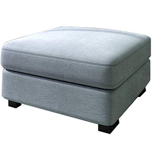 LDTTYRC Ottoman Pouf Für Wohnzimmer Kleinen Raum,Moderne Rechteckige Ottomane Fußstütze Schuhwechselhocker,Fußstütze Poufs Zum Sitzen-C 55 * 55 * 38cm von LDTTYRC