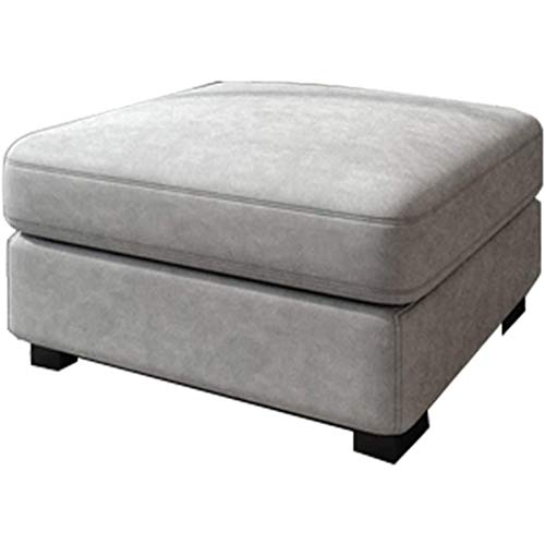 LDTTYRC Ottoman Pouf Für Wohnzimmer Kleinen Raum,Moderne Rechteckige Ottomane Fußstütze Schuhwechselhocker,Fußstütze Poufs Zum Sitzen-G 55 * 55 * 38cm von LDTTYRC