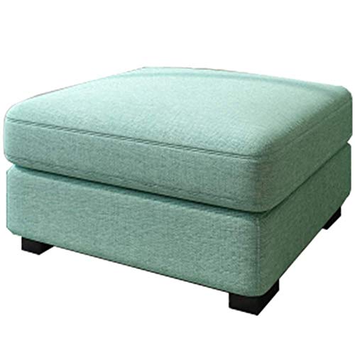 LDTTYRC Ottomanischer Pouf Für Kleine Räume Im Wohnzimmer,Moderner Rechteckiger Ottomanischer Fußhocker Zum Wechseln Der Schuhe,Fußstützen-Poufs Zum Sitzen-H 55 * 55 * 38cm von LDTTYRC
