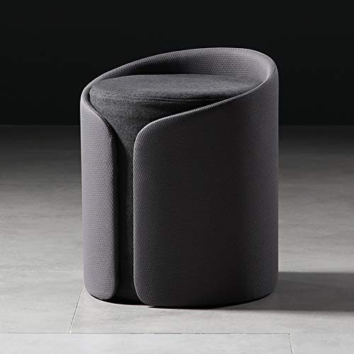 LDTTYRC Runder Pouf Ottoman,Modern Einfach Weich Gepolsterter Hocker Ottoman Fußstütze Hocker,Kleiner Tritthocker Wechselschuhe Bank Für Wohnzimmer-Grau 38 * 38 * 46cm LDTTYRC Runder Pouf Ottoman,Modern Einfach Weich Gepolsterter Hocker Ottoman Fußstütze Hocker,Kleiner Tritthocker Wechselschuhe Bank Für Wohnzimmer-Grau 38 * 38 * 46cm von LDTTYRC