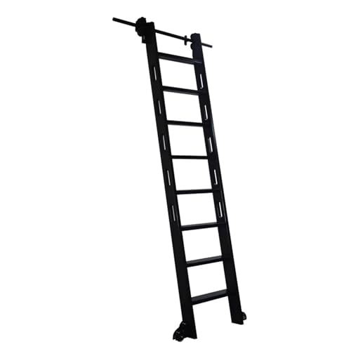 LDTTYRC Teleskop-Schiebeleiter-Handwerkssatz, Rollleiterschienensatz für Bibliotheken, 3,3-24 Fuß-Erweiterungssatz, Mobile Leiterschiene/-schiene mit Schienenverbinder, Leiter-Komplettsatz (ohne Lei LDTTYRC Teleskop-Schiebeleiter-Handwerkssatz, Rollleiterschienensatz für Bibliotheken, 3,3-24 Fuß-Erweiterungssatz, Mobile Leiterschiene/-schiene mit Schienenverbinder, Leiter-Komplettsatz (ohne Lei von LDTTYRC