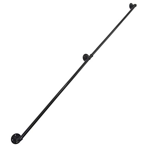 LDTTYRC Treppengeländer-Set, für Innentreppen und Außentreppen, Geländer für behinderte ältere Kinder, Außentreppenhaus, Tür, Haus oder Eingang/210 cm (7 Fuß) von LDTTYRC