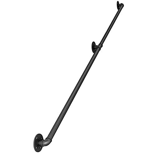 LDTTYRC Treppengeländer-Set, modern für Treppen, Stufengeländer, Handlauf-Stützset für Innenräume/Schwarz/60 cm LDTTYRC Treppengeländer-Set, modern für Treppen, Stufengeländer, Handlauf-Stützset für Innenräume/Schwarz/60 cm von LDTTYRC