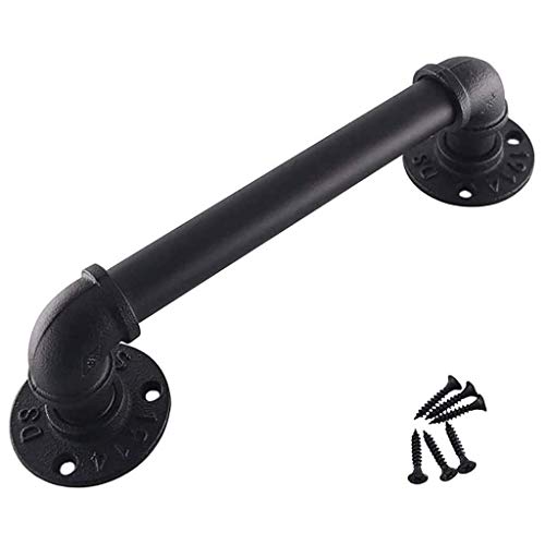 LDTTYRC Treppenhandlauf-Geländer-Set, Vintage-Treppen für Innen- und Außenstufen, unterstützendes Haltegriff-Set, führt direkt zum Treppenhaus, Tür-Haus/100 cm LDTTYRC Treppenhandlauf-Geländer-Set, Vintage-Treppen für Innen- und Außenstufen, unterstützendes Haltegriff-Set, führt direkt zum Treppenhaus, Tür-Haus/100 cm von LDTTYRC