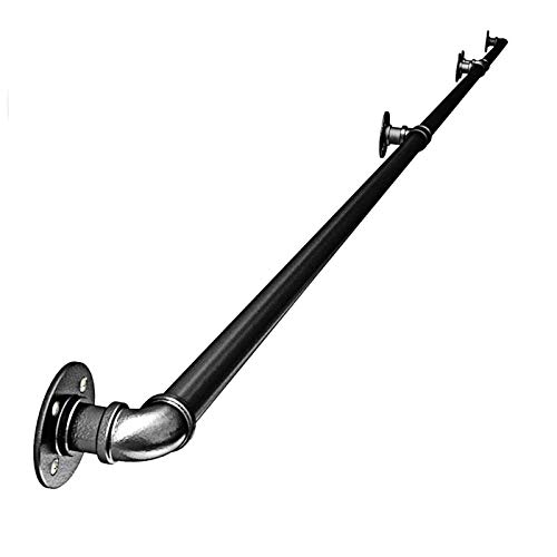 LDTTYRC Treppenhandlauf-Geländer-Set, Vintage für Treppengeländer im Innen- und Außenbereich, Geländer-Stützset, unterstützendes Haltegriff-Geländer, führt direkt zum Treppenhaus/420 cm (14 Fuß) LDTTYRC Treppenhandlauf-Geländer-Set, Vintage für Treppengeländer im Innen- und Außenbereich, Geländer-Stützset, unterstützendes Haltegriff-Geländer, führt direkt zum Treppenhaus/420 cm (14 Fuß) von LDTTYRC