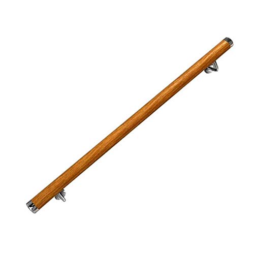 LDTTYRC Treppenhandlauf-Set, Holz für Treppen, Edelstahlhalterung und Endkappe, komplettes Set, Geländer für Korridorstützen, 100 cm LDTTYRC Treppenhandlauf-Set, Holz für Treppen, Edelstahlhalterung und Endkappe, komplettes Set, Geländer für Korridorstützen, 100 cm von LDTTYRC