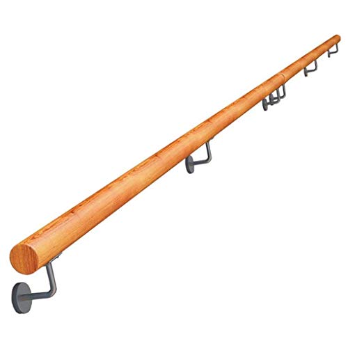 LDTTYRC Treppenhandlauf-Set, Holz für Treppen im Innen- und Außenbereich, natürliches Kiefernholz, rutschfestes Geländer für behinderte ältere Kinder, Wandhalterung/60 cm/24 Zoll LDTTYRC Treppenhandlauf-Set, Holz für Treppen im Innen- und Außenbereich, natürliches Kiefernholz, rutschfestes Geländer für behinderte ältere Kinder, Wandhalterung/60 cm/24 Zoll von LDTTYRC