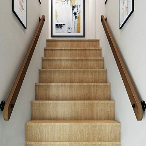 LDTTYRC Treppenhandlauf-Set, Massivholz für Treppen, rutschfestes Treppengeländer, Sicherheit im Innen- und Außenbereich, geeignet für Villa-Lofts, Zuhause, 140 cm LDTTYRC Treppenhandlauf-Set, Massivholz für Treppen, rutschfestes Treppengeländer, Sicherheit im Innen- und Außenbereich, geeignet für Villa-Lofts, Zuhause, 140 cm von LDTTYRC