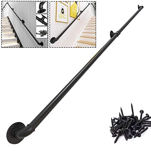 LDTTYRC Treppenhandlauf-Set, Metalltreppengeländer für den Innen- und Außenbereich, rutschfeste Handläufe, Haltegriff für ältere Kinder, Wandstützstange, Vintage, 250 cm LDTTYRC Treppenhandlauf-Set, Metalltreppengeländer für den Innen- und Außenbereich, rutschfeste Handläufe, Haltegriff für ältere Kinder, Wandstützstange, Vintage, 250 cm von LDTTYRC
