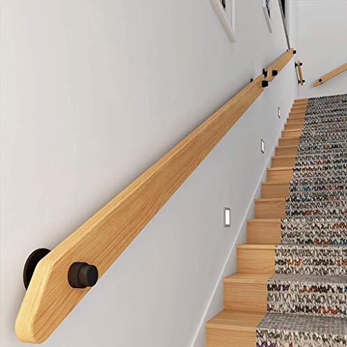 Treppenhandlauf-Set, Holz für Innen- und Außentreppen, professionelles rutschfestes Sicherheits-Treppengeländer für ältere Menschen im Loft-Stil, Korridor/80 cm/32 Zoll Treppenhandlauf-Set, Holz für Innen- und Außentreppen, professionelles rutschfestes Sicherheits-Treppengeländer für ältere Menschen im Loft-Stil, Korridor/80 cm/32 Zoll von LDTTYRC