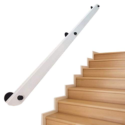 Treppenhandlauf-Set, Holz für Treppen 30–140 cm Treppe mit Halterungen Geländer für Innen Villa Loft und Außentreppe Sicherheitskorridor/100 cm/40 Zoll Treppenhandlauf-Set, Holz für Treppen 30–140 cm Treppe mit Halterungen Geländer für Innen Villa Loft und Außentreppe Sicherheitskorridor/100 cm/40 Zoll von LDTTYRC