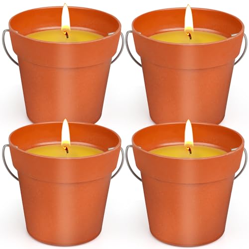 4 x 200g Große Citronella Kerze Outdoor, 180 Std Brenndauer Duftkerze Zitronella Kerze für den Garten, Natürliche Sojawachs Outdoor Kerze für Camping, Balkon,Terrasse, Grillen, Sommergeschenk 4 x 200g Große Citronella Kerze Outdoor, 180 Std Brenndauer Duftkerze Zitronella Kerze für den Garten, Natürliche Sojawachs Outdoor Kerze für Camping, Balkon,Terrasse, Grillen, Sommergeschenk von LDUMODUW