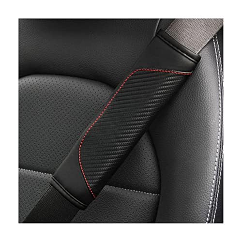 LDWRMHFN 2 Stück Auto Gurtpolster, für Audi A3 Sportback (8V) 2012-2019 Sicherheitsgurt Schulterpolster Sicherheitsgurt Polster weich bequem Schultergurt,A von LDWRMHFN