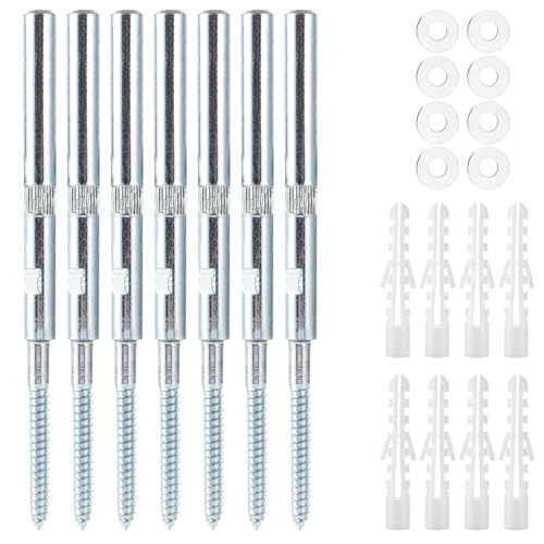 LDXDRU 8er-Set Wandregal Halterung Unsichtbar, Ø12x120mm Schwebende Regalhalterung Tablarträger Unsichtbar, Regalträger Einlegeboden Halter, Regalbrett Halterung Inklusive Unterlegscheiben und Dübel von LDXDRU