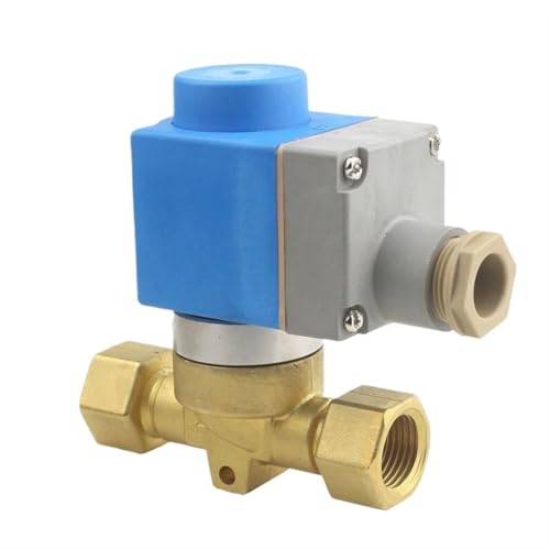 90 bar 2-Wege-Druck CO2 Kohlendioxid Gassäulen-Magnetventil 1,27 cm BSP-Frequenz Messingventil für Bühnengeräte (einfarbig) von LDXMJZOT