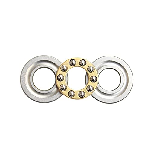 F6-12M F7-15M F8-14M F8-16M F10-18M Axial-Kugellager mit Edelstahlkäfig 6x12x4,5 7x15x5 8x14x4 8x16x5 10x18x5,5mm(50pcs,F6 12M 6x12x4.5) von LDXMJZOT