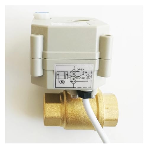 LDXMJZOT 1/2'' DN15 Metallgetriebe Vollanschluss Abgeschaltetes Geschlossenes Elektroventil mit Handbetätigung AC/DC9V-24V CE IP67 TF15-B2-B for HVAC(Npt,CR502 Normally Open) von LDXMJZOT