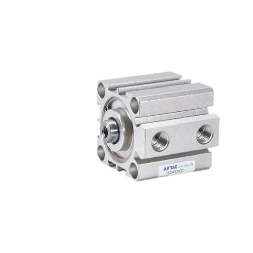 LDXMJZOT Dünner Zylinder SDA20/25X5X10X15X20X25X30X35X40X50/60/75/80S Magnetisch a(SDA20X40B) von LDXMJZOT