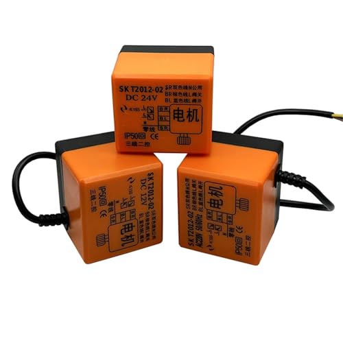 LDXMJZOT Motorisierter Kugelventil-Aktor AC220 V DC 24 V DC 12 V, 3 Kabel, 2 Bedienelemente (12 VDC) von LDXMJZOT