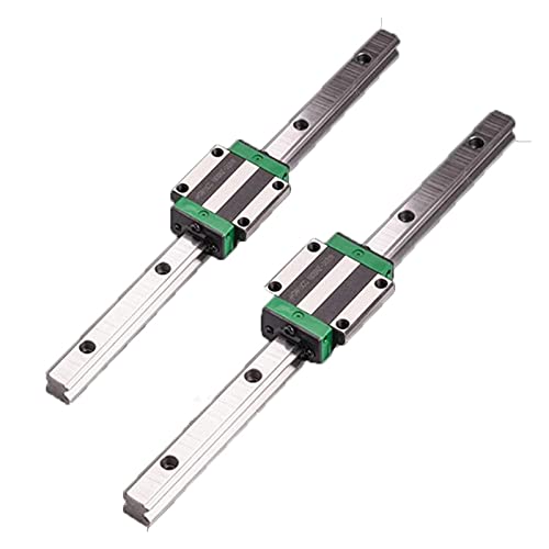 LDXMJZOT Professionelle 2 STÜCKE HGR20 HGR15 Quadratische Linearführungsschiene + 4 STÜCKE Gleitlagerblock HGH15CA HGW15CA HGH20CA HGW20CA(Hgh15ca,1450mm) von LDXMJZOT