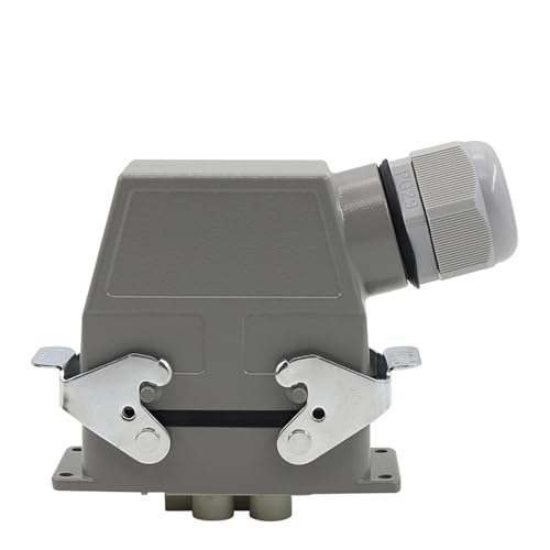 LDXMJZOT Strapazierfähiger Stecker, rechteckig, 6-adrig, 80 A, 16 A, 500 V, obere Seitenlinie, wasserdichter Heißk, einzelne Schnalle (seitliche Linie) von LDXMJZOT