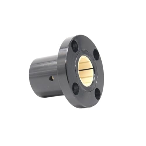 Lineare Gleitlager aus technischen Kunststoffen J-LMF10/LMF12/LMF16/LMF20/LMF25/LMF30/LMF35/LMF40/LMF50 Rundflanschlager(LIN-01RF-40 40x62x80mm) von LDXMJZOT