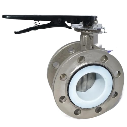 Offene und geschlossene C810-F4/F46 Kohlenstoffstahl-Serie, elektrisch, mit Fluor ausgekleidete Mittellinien-Absperrklappe (Flansch-DN80) von LDXMJZOT