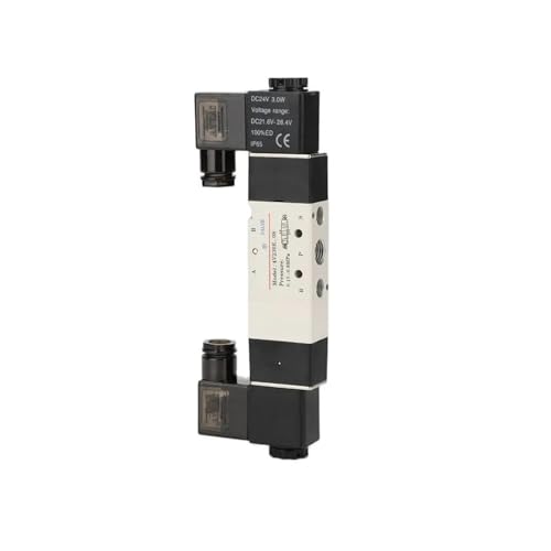 Passagier-Doppelspulen-Magnetventil 4V220-08B 4V230C-08 Mittlere Dichtung-EP Zwei-Positionen-Fünf-Wege-Umkehrventil(4V330C-10 AC220V) von LDXMJZOT