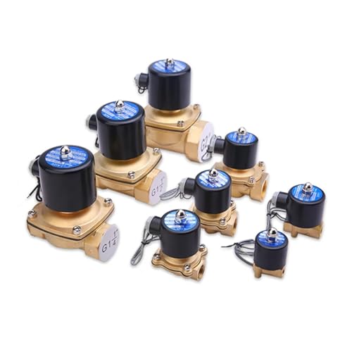 Pneumatisches Magnetventil aus Messing für Wasser/Öl/Gas DN6 DN20 DN8 220 V DC 24 V (DN35,110 V AC) von LDXMJZOT