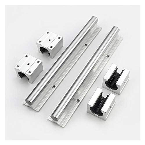Professionelle 2-teilige SBR12-Linearschienenführung D12 300 400 500 600 1000 1200 1500 mm Linearschienenwelle 4-teiliger SBR12UU-Linearlagerblock for CNC(1400mm) von LDXMJZOT