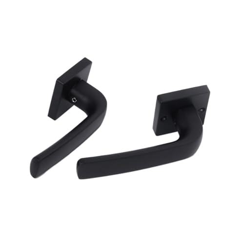 Türgriff mit magnetischer Feder, Aluminiumlegierung, geteiltes Schloss, Schlafzimmer, Badezimmer, Küche, Holztürgriff (05 613 Yahei) von LDXMJZOT