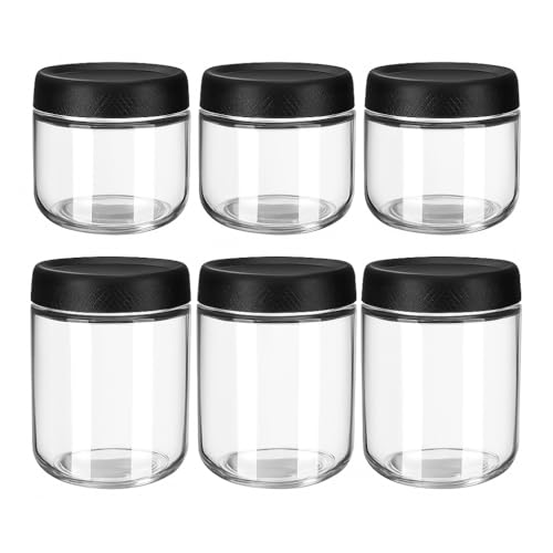 LDYOEN 6 Stück Overnight Oats Gläser, Einmachgläser mit Schraubdeckel, Luftdichte Meal Prep Gläser, Overnight Hafergläser Luftdichte, für Overnight Oats, Müsli, Joghurt, Chia Pudding(480/300ML) LDYOEN 6 Stück Overnight Oats Gläser, Einmachgläser mit Schraubdeckel, Luftdichte Meal Prep Gläser, Overnight Hafergläser Luftdichte, für Overnight Oats, Müsli, Joghurt, Chia Pudding(480/300ML) von LDYOEN