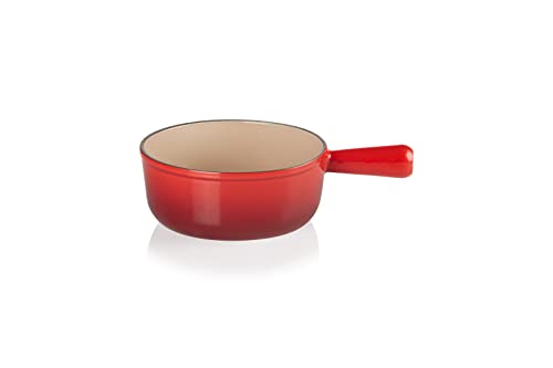 Le Creuset Caquelon aus Gusseisen, 18 cm, 1,4 Liter, Kirschrot, 20007180602460 von LE CREUSET