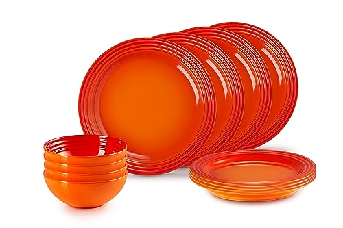 LE CREUSET 79351000907081 dinnerware set, Steinzeug, Ofenrot von LE CREUSET