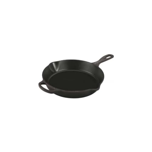 Le Creuset Signature Hohe Brat- und Servierpfanne aus Gusseisen, für alle Herdarten und Backöfen, 26 cm, 2 Liter, Schwarz matt, 20187260000422 von LE CREUSET