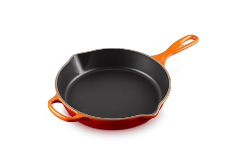 Le Creuset Signature Hohe Brat- und Servierpfanne aus Gusseisen, für alle Herdarten und Backöfen, 26 cm, 2 Liter, Ofenrot, 20187260900422 von LE CREUSET