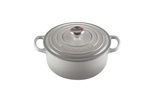 LE CREUSET 21177205412430 Runder Schmortopf, Gußeisen, 1.5 liters, Mist Grey von LE CREUSET