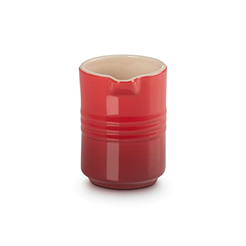 Le Creuset Steinzeug Milchkännchen, 150 ml, Kirschrot, 91051700060099 von LE CREUSET