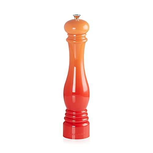 Le Creuset Classic Pfeffermühle, Groß, Robuster ABS-Kunststoff, Korrosionsbeständig, 518 g, Ofenrot, 96002700090000, 30 von LE CREUSET