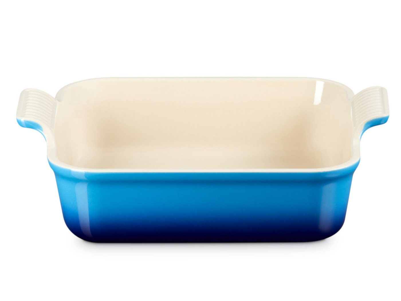 LE CREUSET Auflaufform Auflaufform Tradition quadratisch azure 23cm, Steinzeug von LE CREUSET