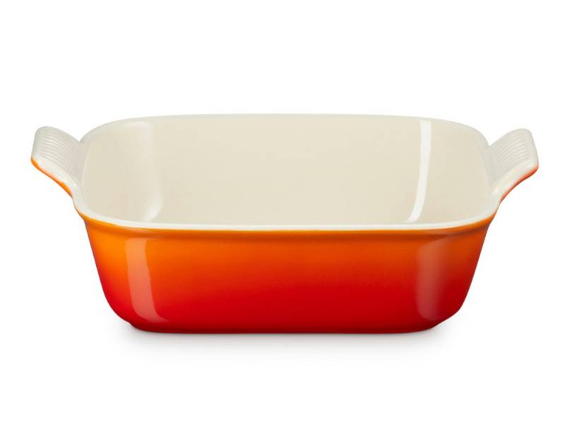 LE CREUSET Auflaufform Auflaufform Tradition quadratisch ofenrot 23cm, Steinzeug LE CREUSET Auflaufform Auflaufform Tradition quadratisch ofenrot 23cm, Steinzeug von LE CREUSET