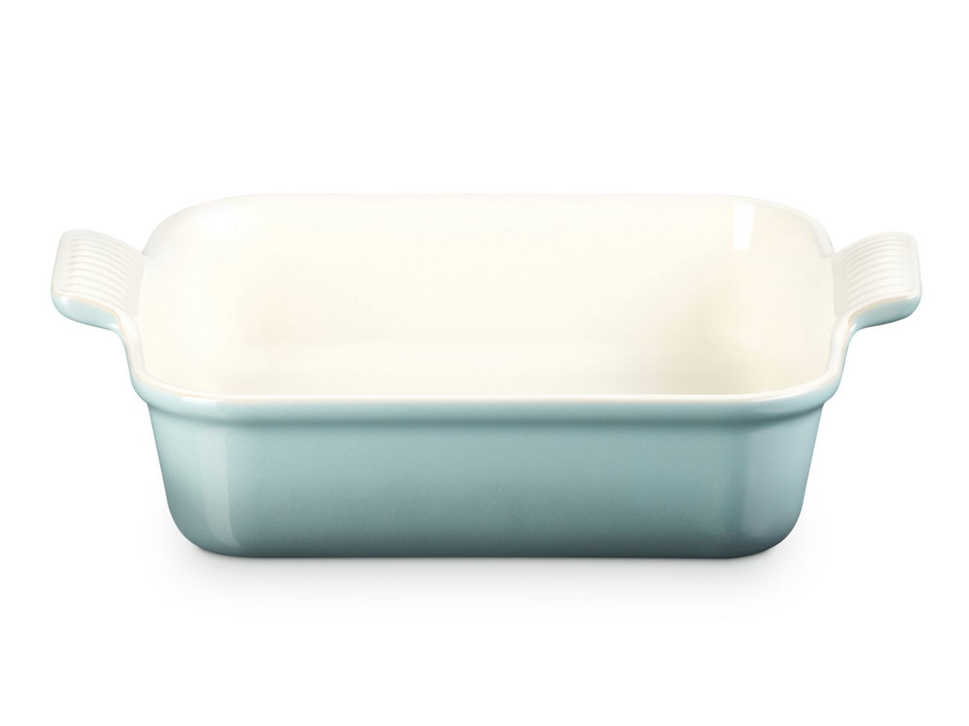 LE CREUSET Auflaufform Auflaufform Tradition quadratisch sea salt 23cm, Steinzeug von LE CREUSET