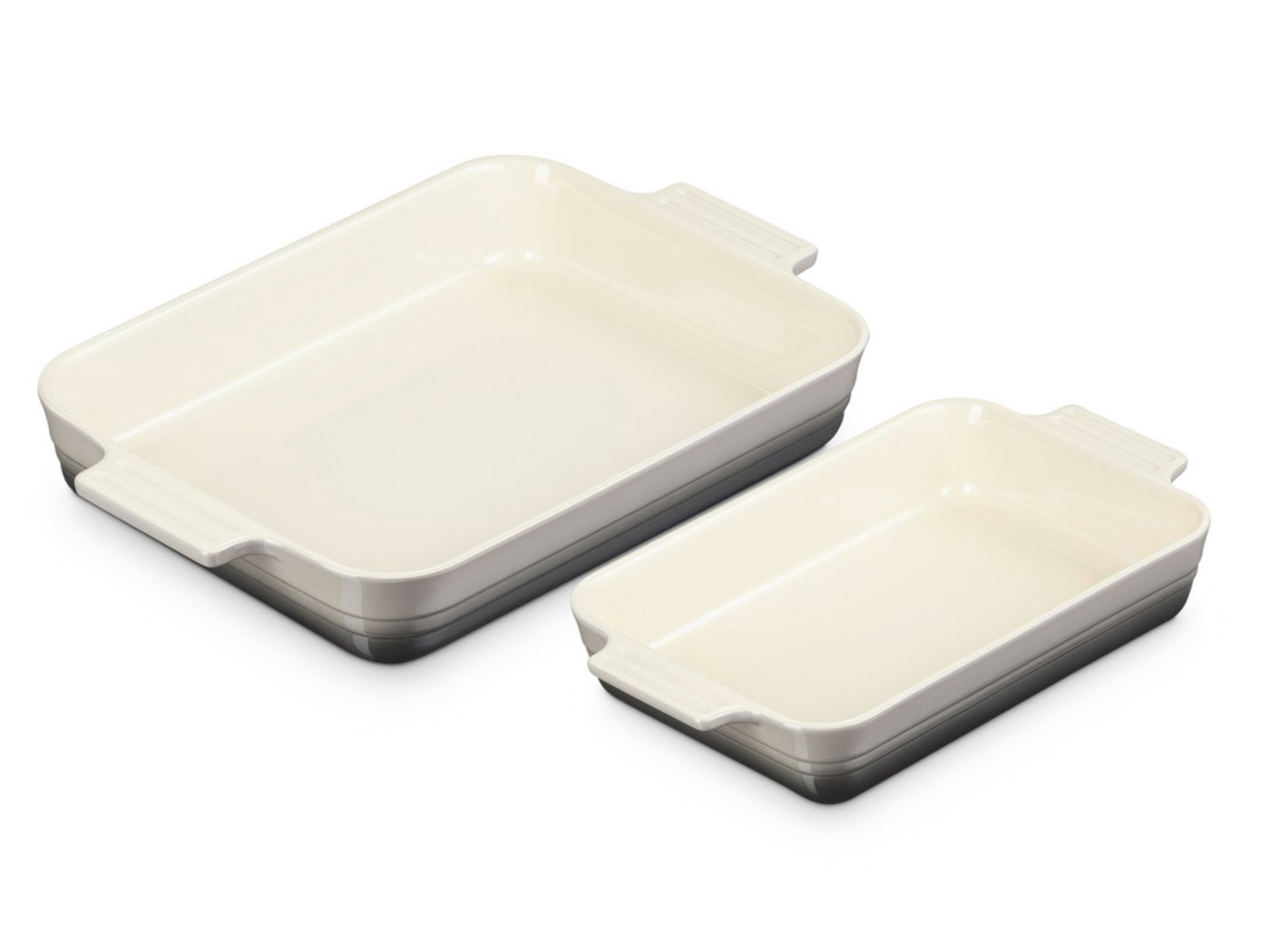 LE CREUSET Backform Auflaufform Klassik rechteckig flint 25/32cm Set 2tlg LE CREUSET Backform Auflaufform Klassik rechteckig flint 25/32cm Set 2tlg von LE CREUSET