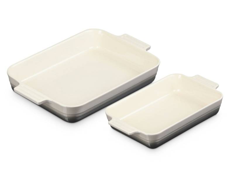 LE CREUSET Backform Auflaufform Klassik rechteckig flint 25/32cm Set 2tlg LE CREUSET Backform Auflaufform Klassik rechteckig flint 25/32cm Set 2tlg von LE CREUSET