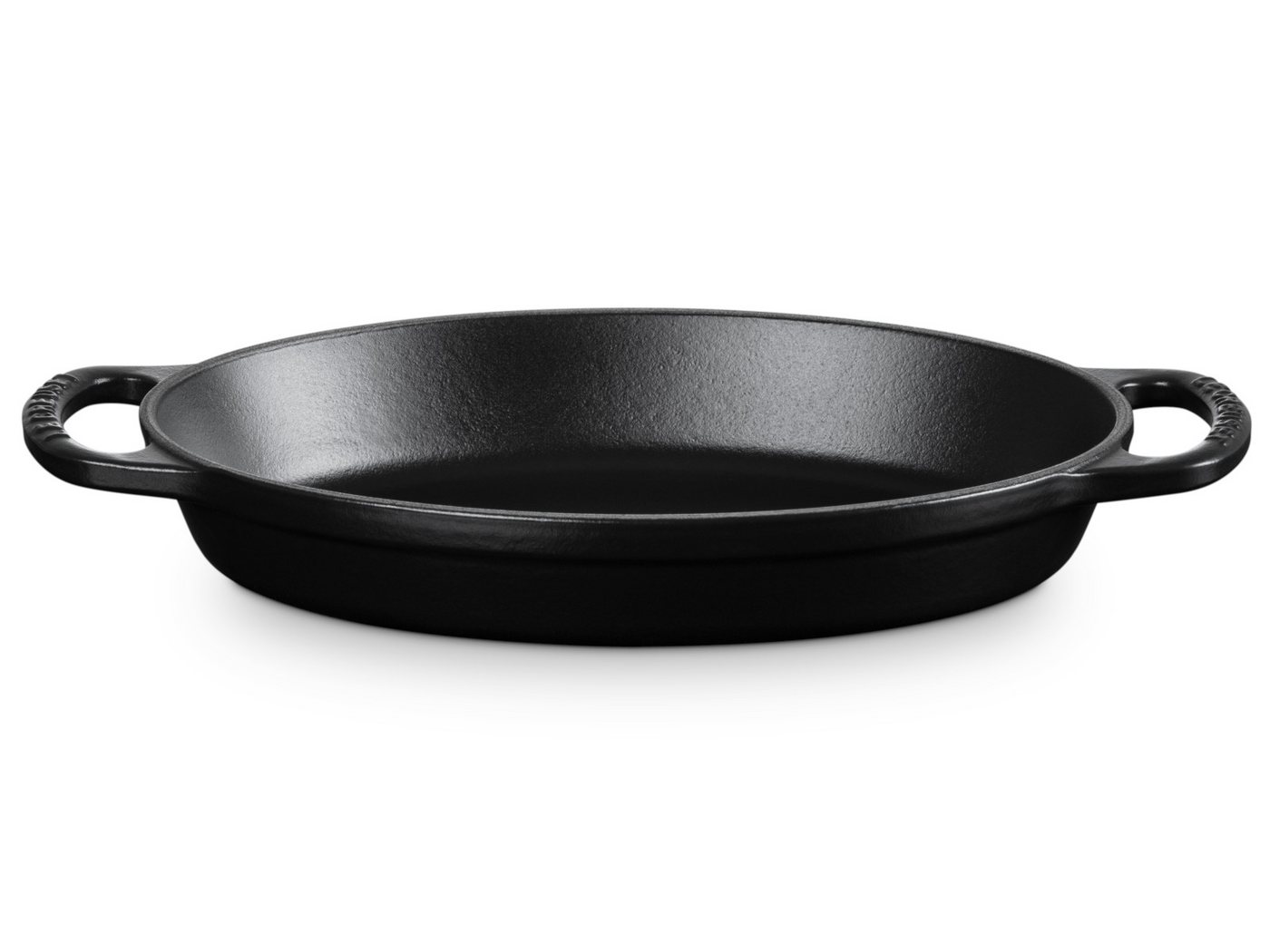 LE CREUSET Backform Backform Signature oval schwarz matt 24cm von LE CREUSET