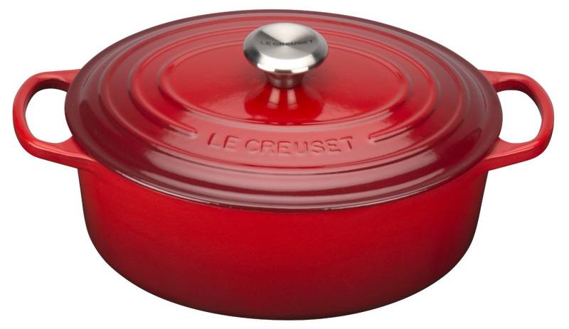 LE CREUSET Bräter Creuset Bräter Signature oval kirschrot 31 cm, Gusseisen LE CREUSET Bräter Creuset Bräter Signature oval kirschrot 31 cm, Gusseisen von LE CREUSET
