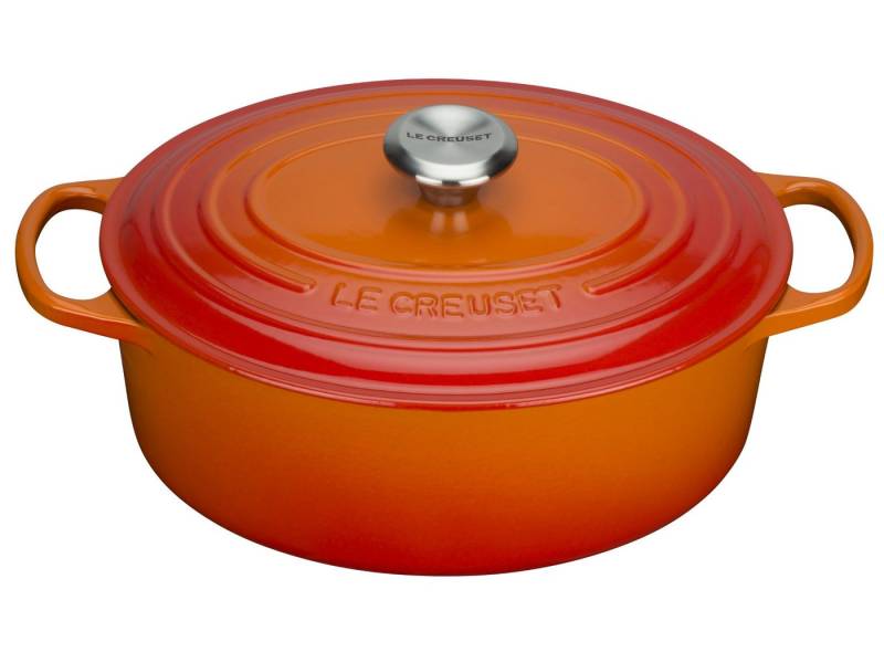 LE CREUSET Bräter Creuset Bräter Signature oval ofenrot 31 cm, Gusseisen LE CREUSET Bräter Creuset Bräter Signature oval ofenrot 31 cm, Gusseisen von LE CREUSET