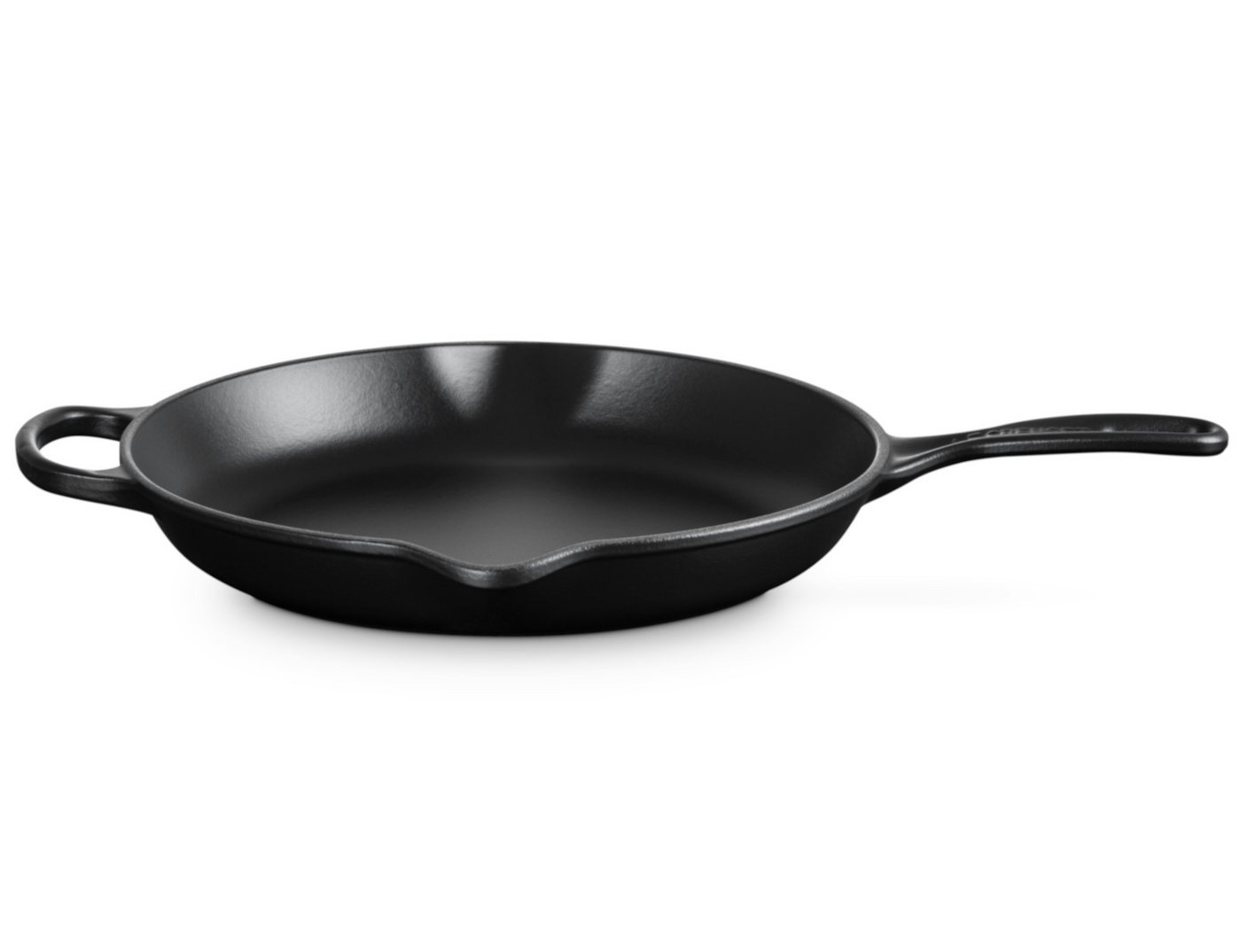 LE CREUSET Bratpfanne Brat- und Servierpfanne Signature rund schwarz matt 30cm von LE CREUSET