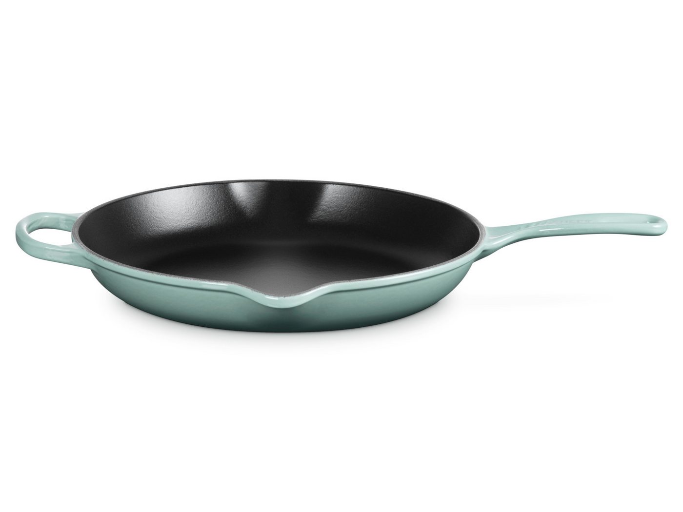 LE CREUSET Bratpfanne Brat- und Servierpfanne Signature rund sea salt 30cm von LE CREUSET